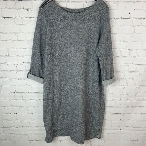 Merona Gray Sweater Dress Size Large - Picture 1 of 6